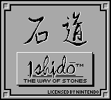 Ishido: The Way of Stones title screen for GameBoy